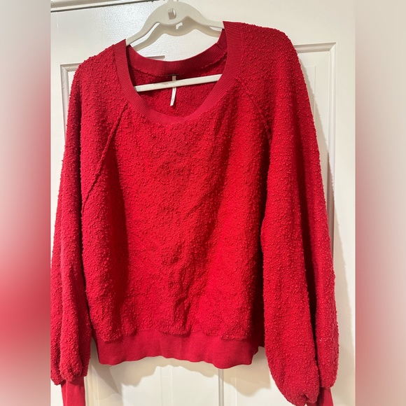 Free People Found my Friend sweater red - Picture 6 of 16